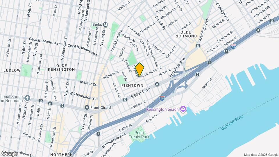 526 E Thompson St Map and Location Details