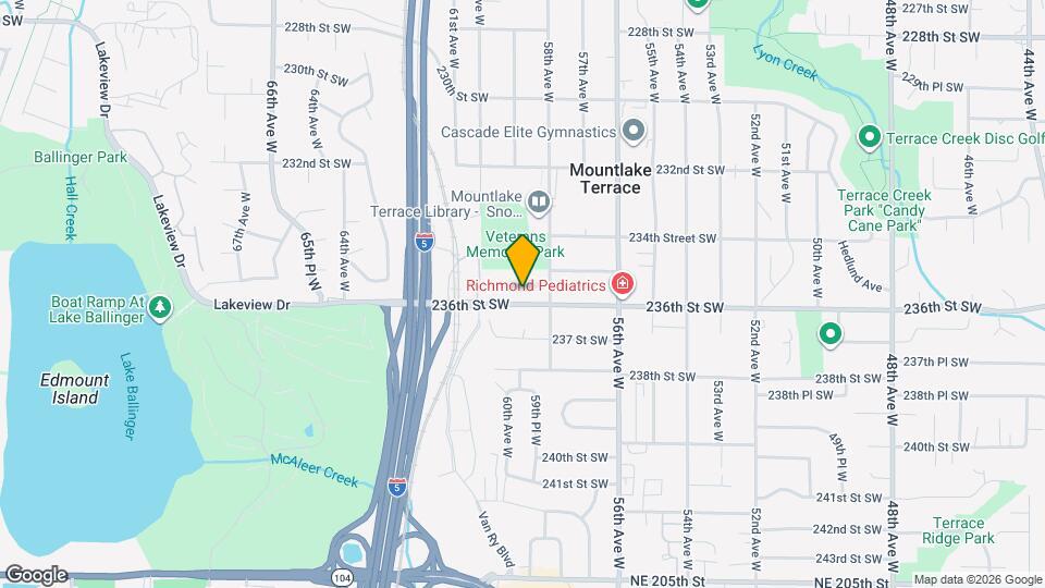 5805 236th St SW Map and Location Details