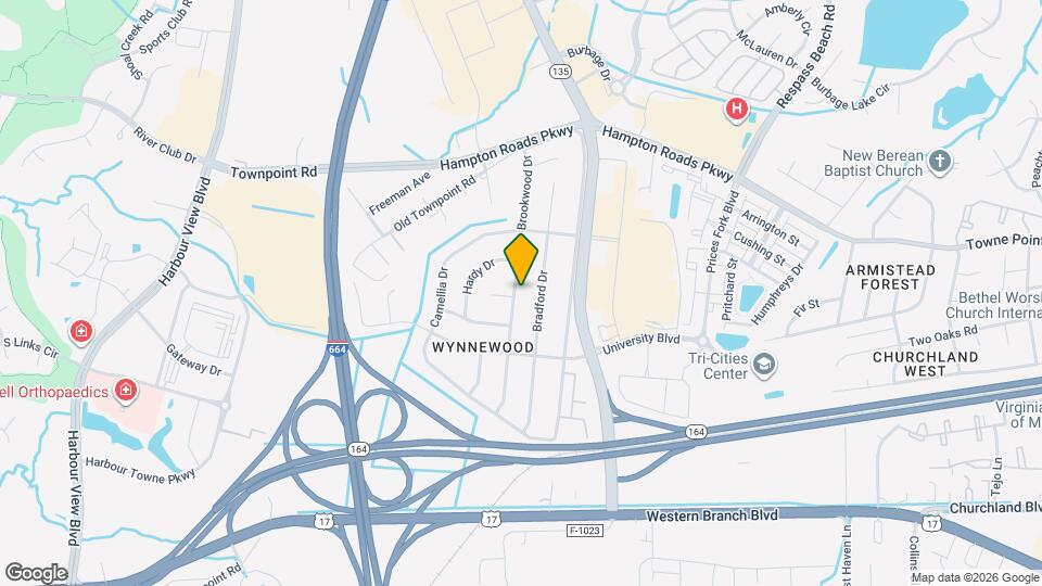 6032 Brookwood Dr Map and Location Details