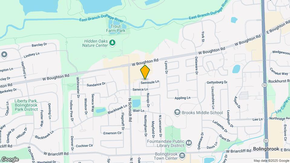 458 Seminole Ln Map and Location Details