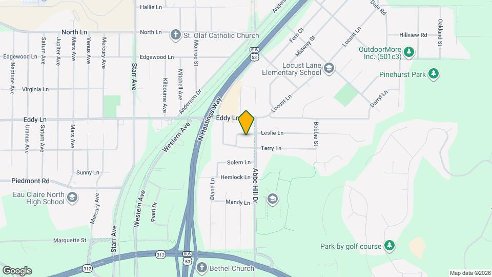 2933 Leslie Ln Map and Location Details