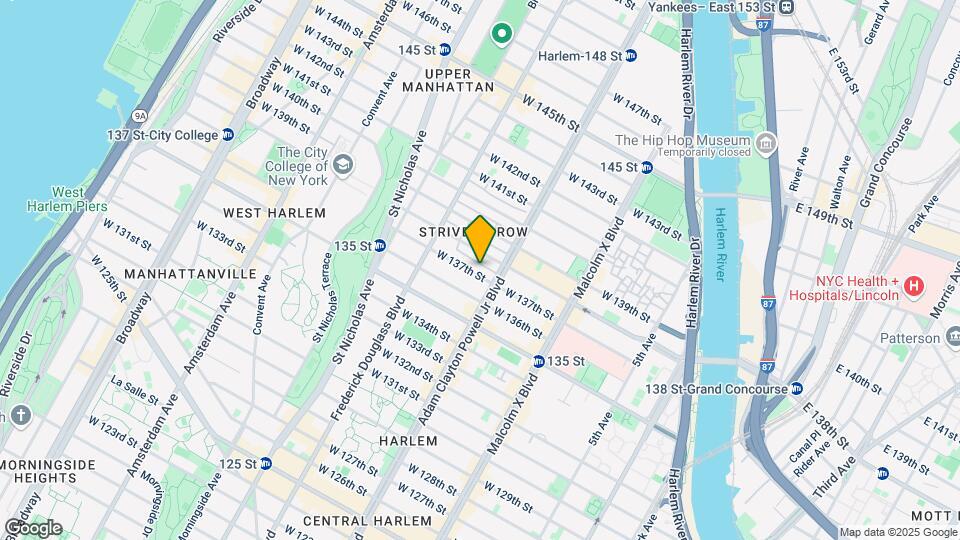 211 W 137th St Map and Location Details