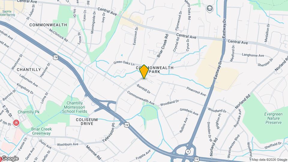 3104 Creighton Dr Map and Location Details