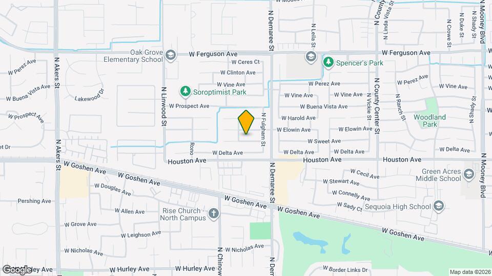 3832 W Sweet Ave Map and Location Details