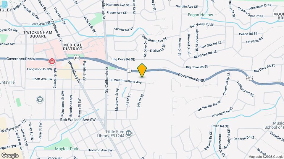 1113 SE Westmoreland Ave Mapa y Detalles de la Ubicación