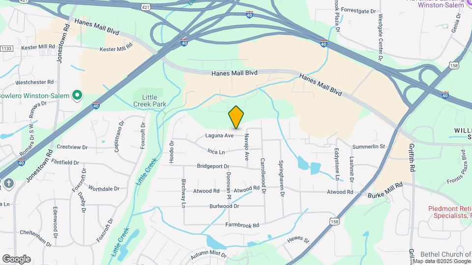 2725 Laguna Ave Map and Location Details