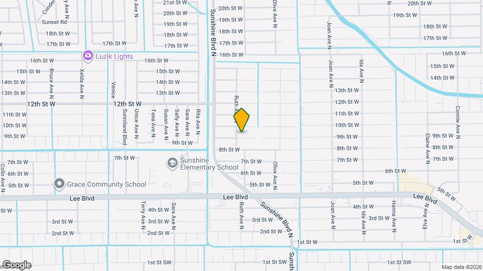 3310 9th St W Map and Location Details