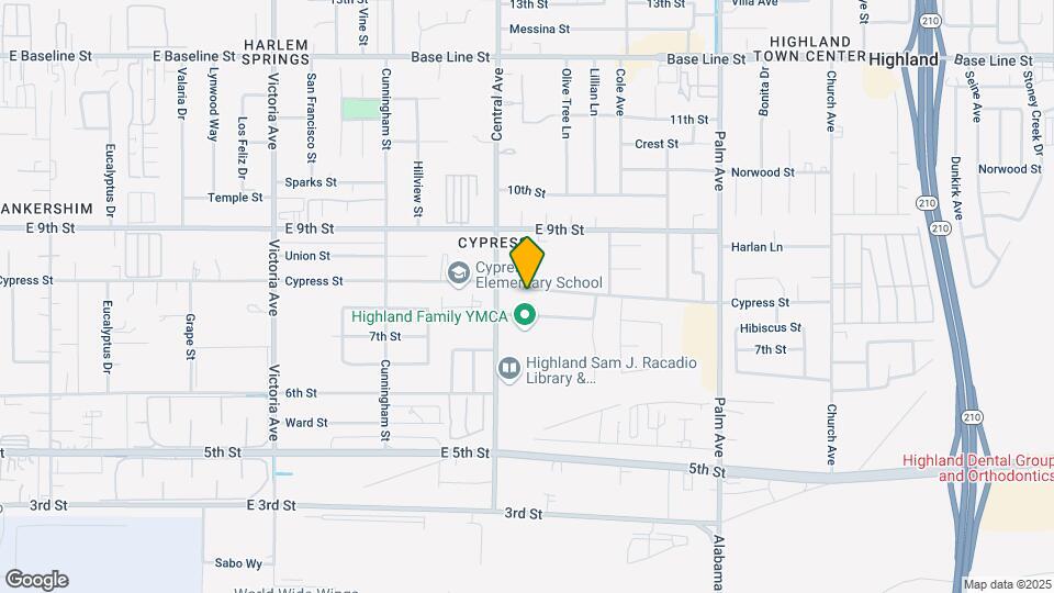 26953 Cypress St Map and Location Details