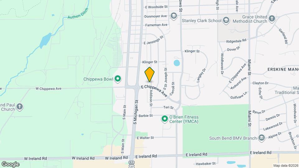 139 E Chippewa Ave Map and Location Details