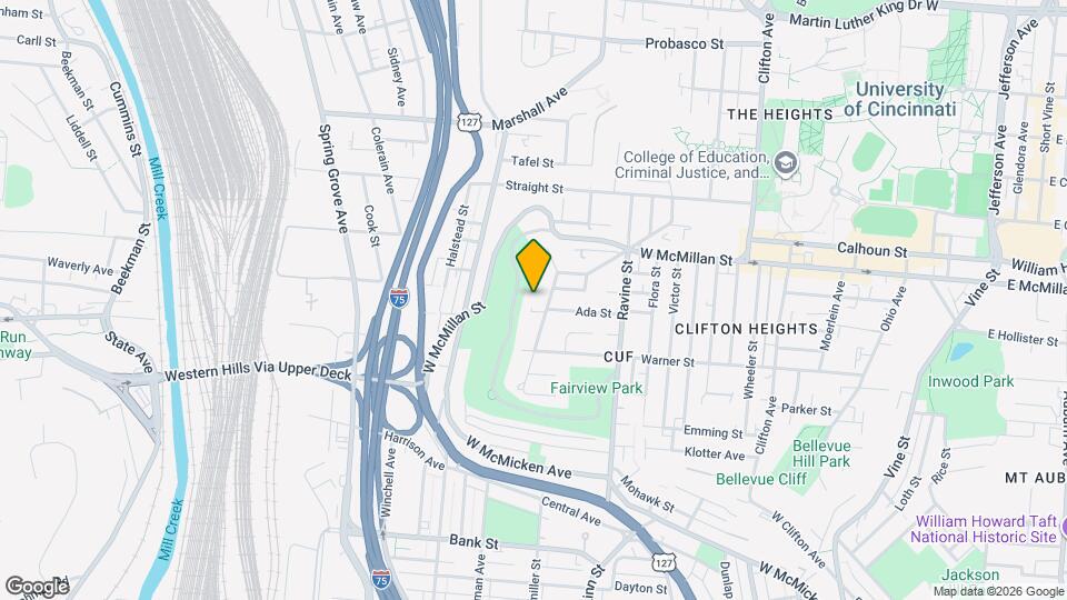 2411 Fairview Ave Map and Location Details