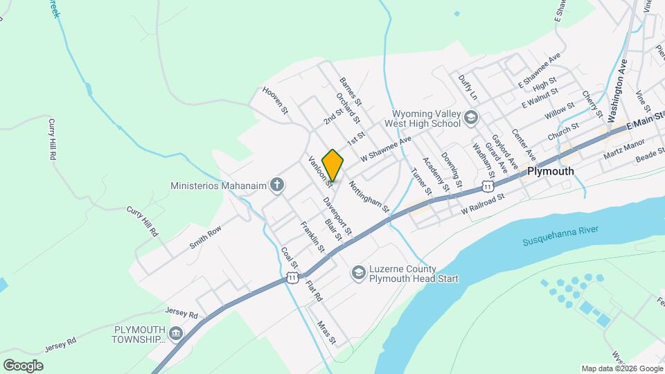 535 W Shawnee Ave Map and Location Details