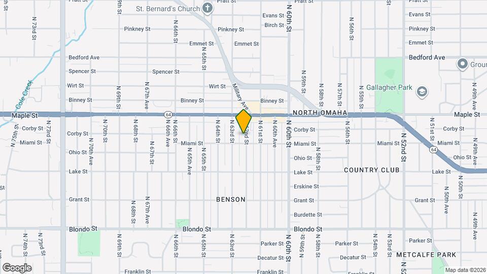 2712 N 62nd St Map and Location Details