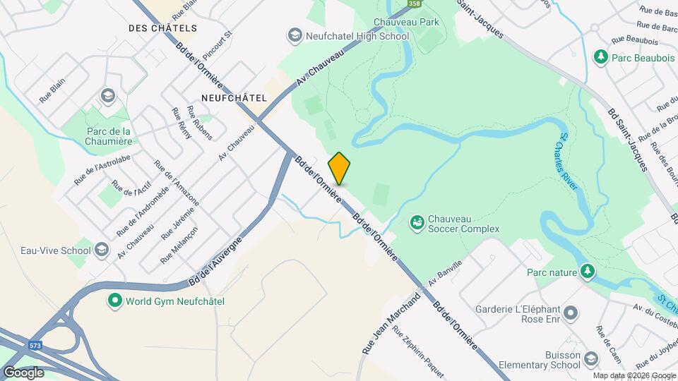 8100 De L'ormière Boul Map and Location Details