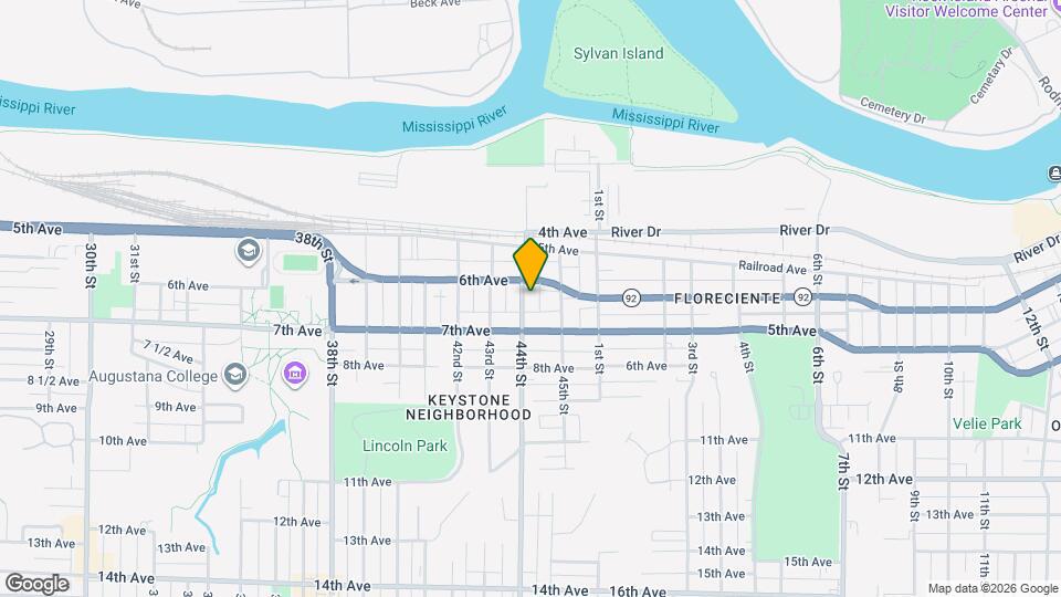 615 44th St Map and Location Details