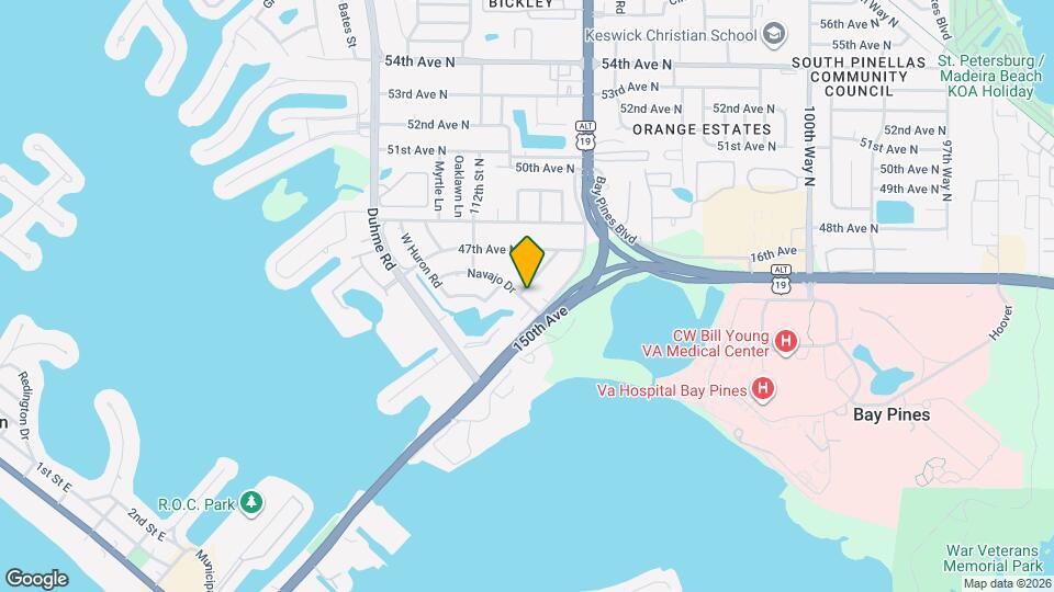 10825 Navajo Dr Map and Location Details