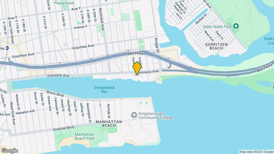 The Breakers at Sheepshead Bay Condominium Mapa y Detalles de la Ubicación
