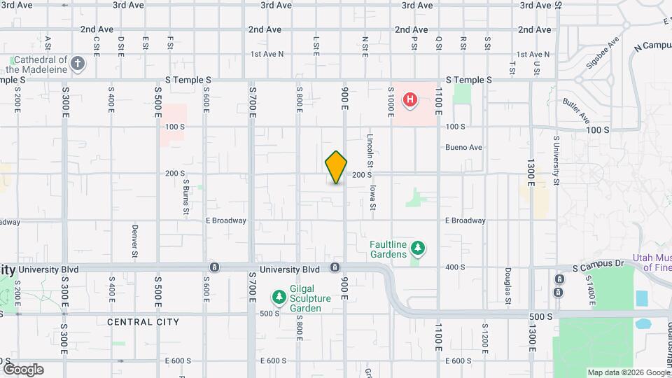 228 S 900 E Map and Location Details