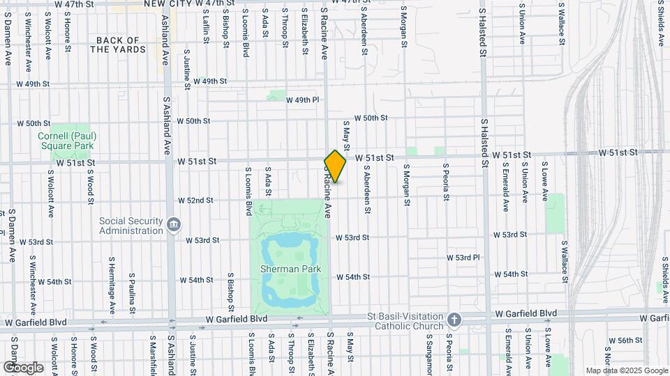 5145 S Racine Ave Map and Location Details