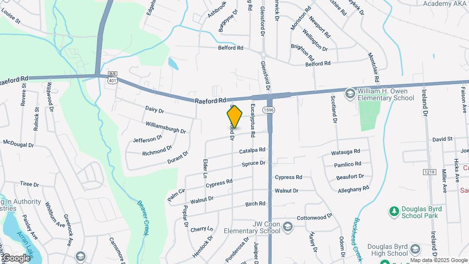 5114 Sequoia Rd Map and Location Details