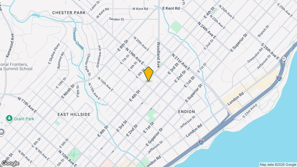 1804 E 4th St Map and Location Details