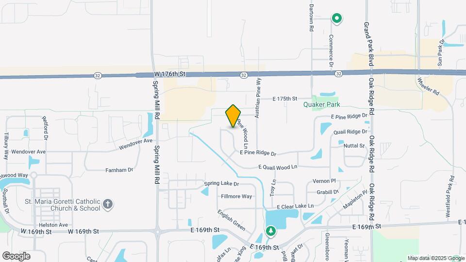 36 W Pine Ridge Dr Mapa y Detalles de la Ubicación