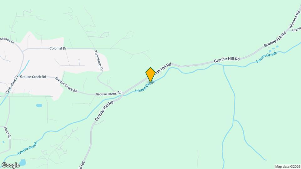 3033 Granite Hill Rd Map and Location Details