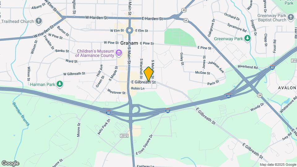 211 E Gilbreath St Mapa y Detalles de la Ubicación