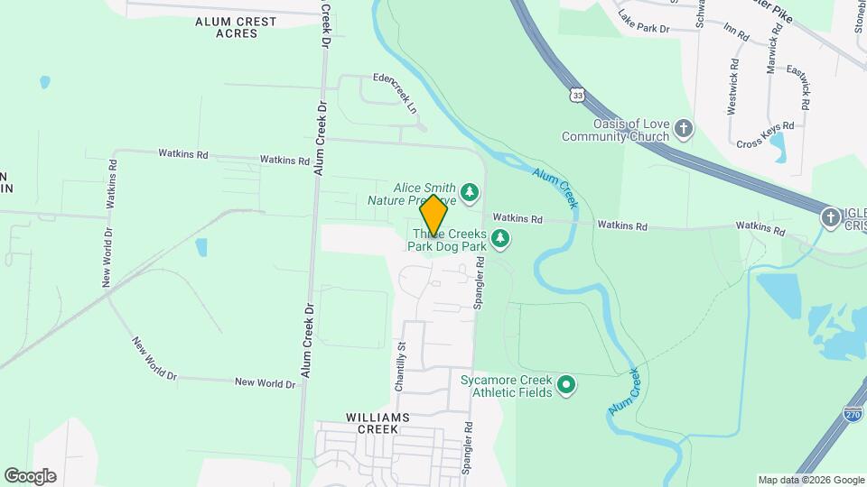 2707 McHenry Dr Map and Location Details