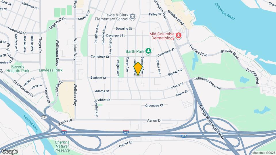 608 Benham St Map and Location Details