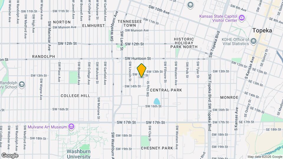 1318 SW Buchanan St Map and Location Details