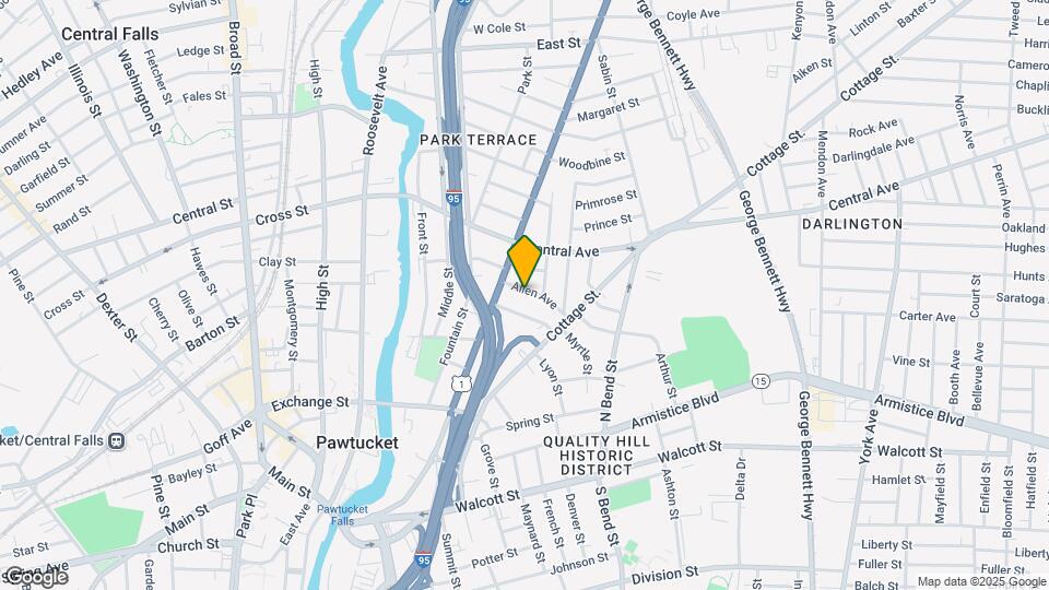 21 Allen Avenue, Unit 1st Front Map and Location Details