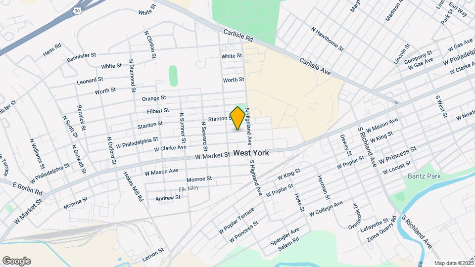 1422 W Philadelphia St Map and Location Details