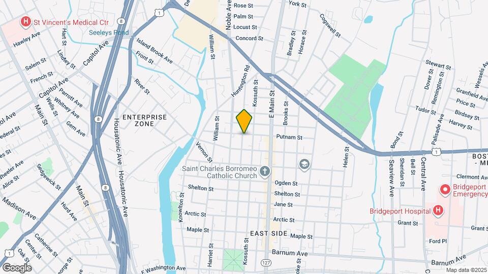 196 Putnam St, Unit 2fl Map and Location Details