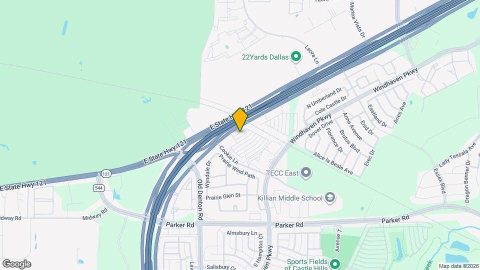 2412 Eureka Wy Map and Location Details