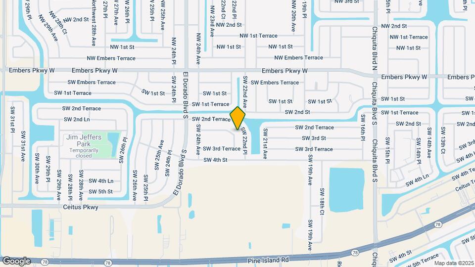 223 SW 22nd Ct Map and Location Details