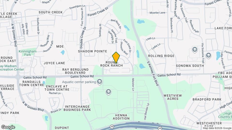1815 Hickory Ridge Cove Map and Location Details