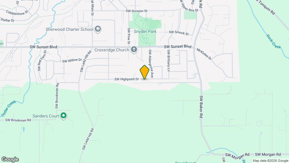 15308 SW Highpoint Dr Mapa y Detalles de la Ubicación