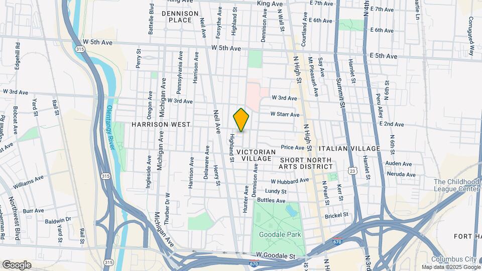 975 Hunter Ave Map and Location Details