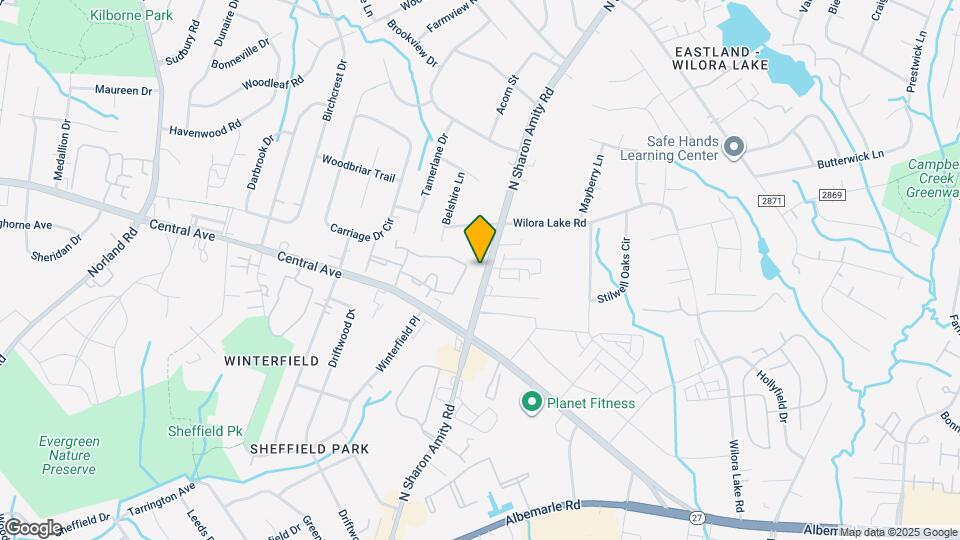 3823 N Sharon Amity Rd Mapa y Detalles de la Ubicación