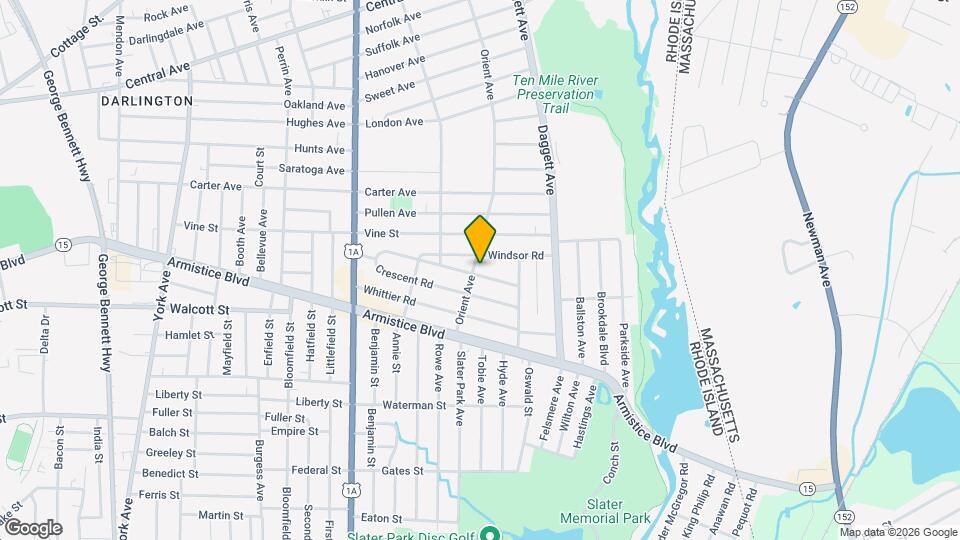 116 Warwick Rd Map and Location Details