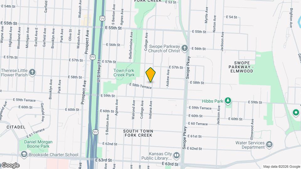 5760 Indiana Ave Mapa y Detalles de la Ubicación