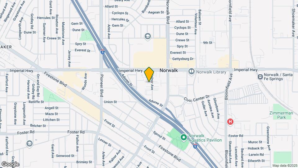 12705 Kalnor Ave Map and Location Details
