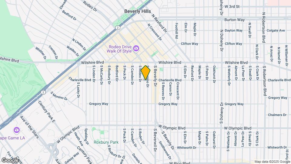 201 El Camino Dr Map and Location Details