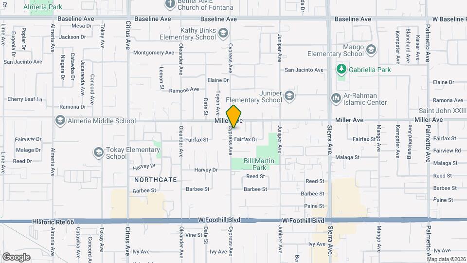 7745 Cypress Ave Map and Location Details