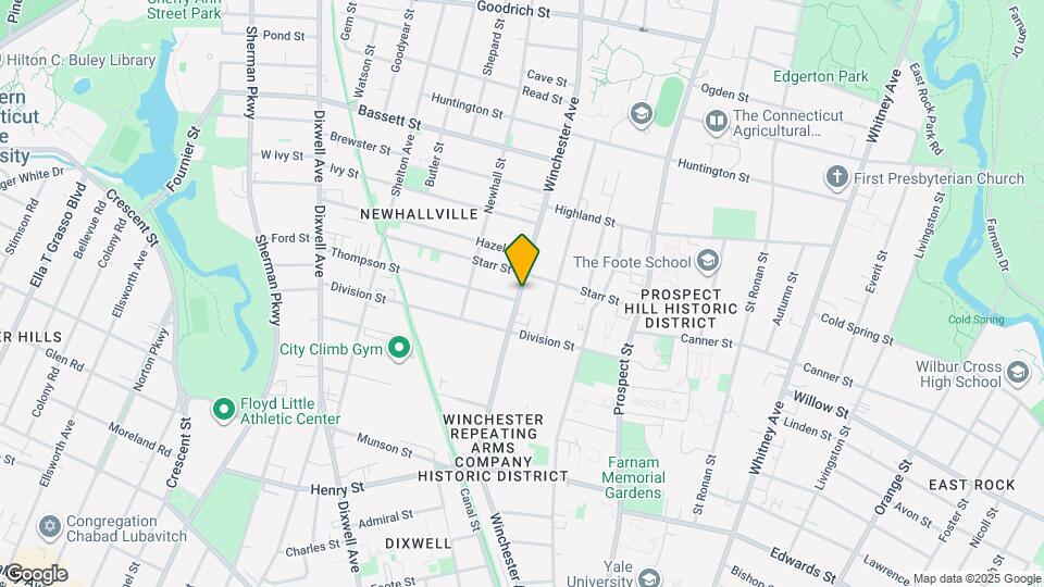 537 Winchester Ave Map and Location Details