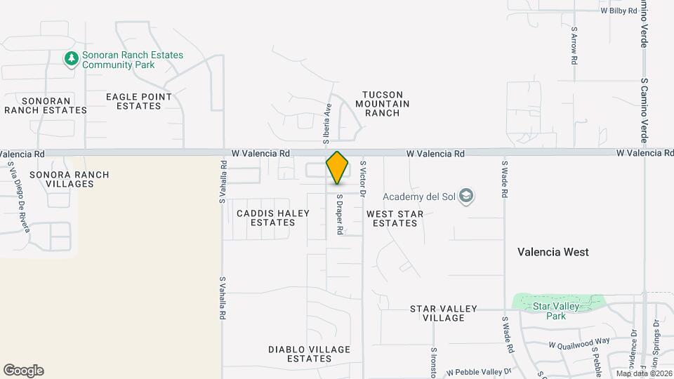 7460 W Calle Lerdo Map and Location Details