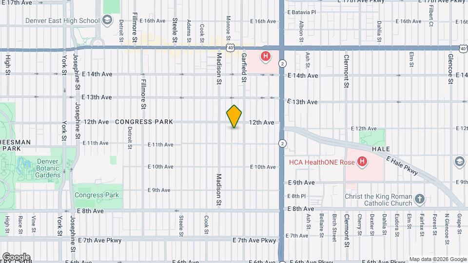 1144 Monroe St Map and Location Details