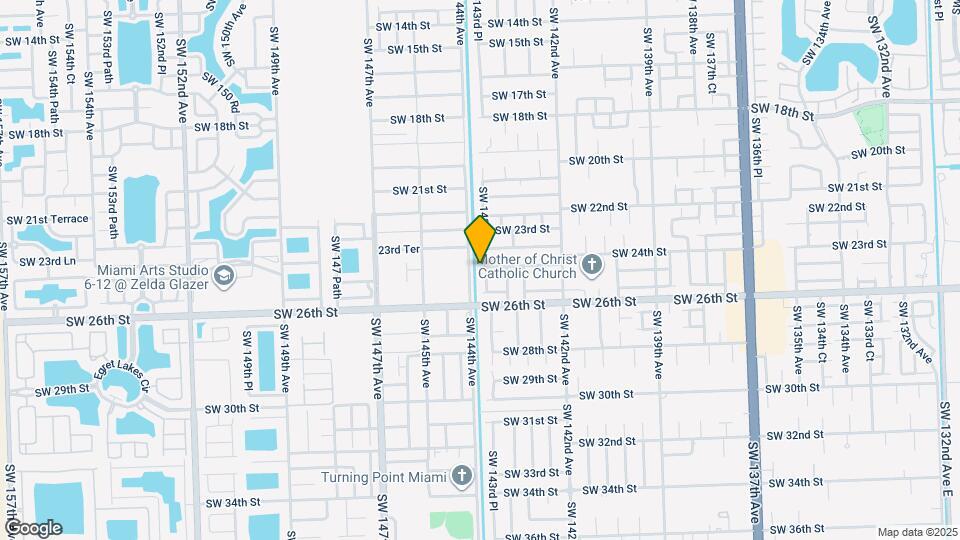 2424 SW 143rd Pl Map and Location Details