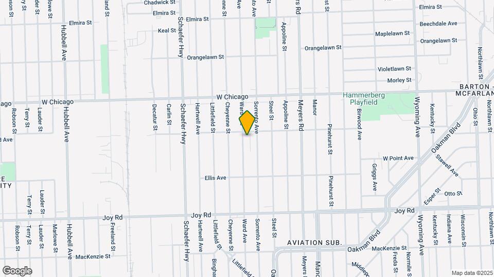 9262 Ward Ave Map and Location Details