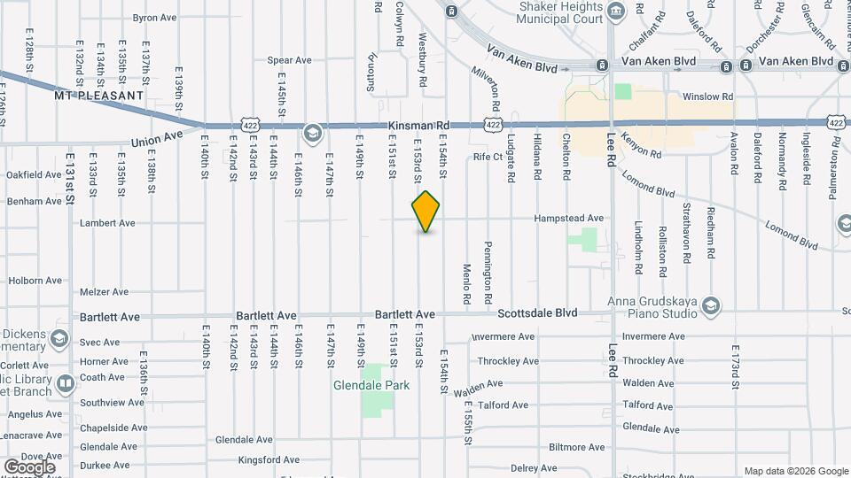 3645 E 153rd St Map and Location Details